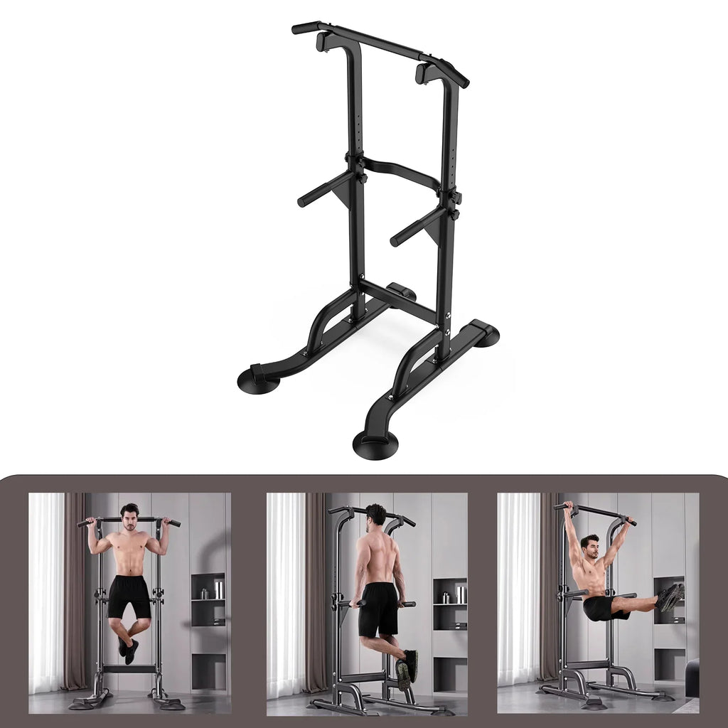 Rebuild Your Life Power Tower Pull Up Bar Station Workout Dip Station for Home Gym Strength Training Fitness Equipment Newer Version,400LBS
