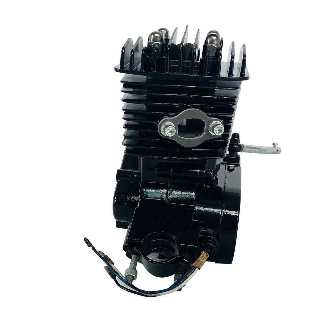 Miumaeov 80cc 2-Stroke Full Assembled Motorized Bike Bicycle Motor Petrol Gas Engine Single Cylinder Air-Cooled dark