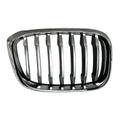 New Aftermarket  Premium Fit Chrome / ebony / Silver Passenger Side Grille 51137478670 fits 2018-2021  X3::With XLine and without M Package