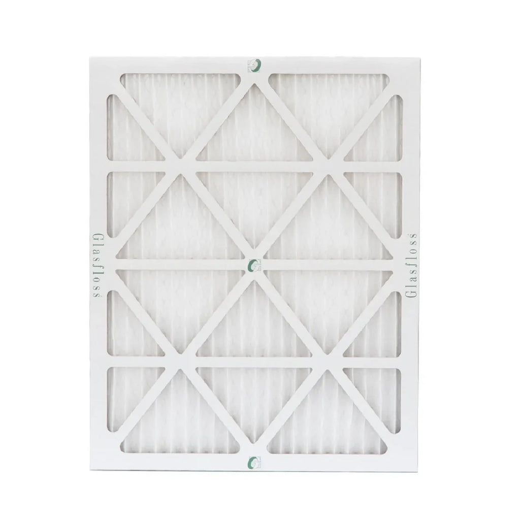 Exact Size: 19-3/8 x 23-3/8 x 7/8. Box of 4. Glasfloss ZL 20x24x1 MERV 10 Pleated AC Furnace Air Filters