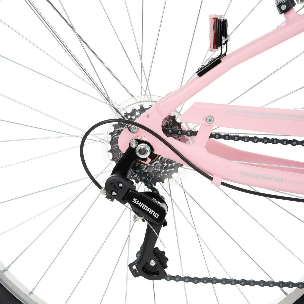 Sienna Comfort Bike, 7 Speed, Pink. Huffy Women's 27.5 in