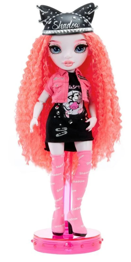 2 Designer Outfits Mix & Match Rock Band Accessories Playset, Great Gift for Kids 6-12 Years Old & Collectors. Rainbow Vision Shadow High Neon Shadow-Mara Pinkett (Neon Pink) Fashion Doll
