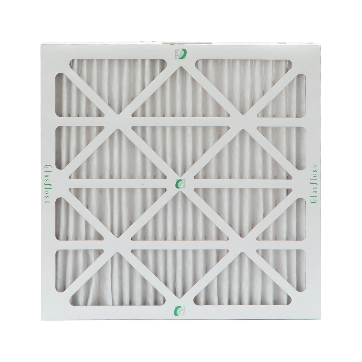 Actual Size: 19-1/2 x 19-1/2 x 1-3/4. 3 Pack of 20x20x2 MERV 13 Pleated 2" 25mm Air Filters by Glasfloss
