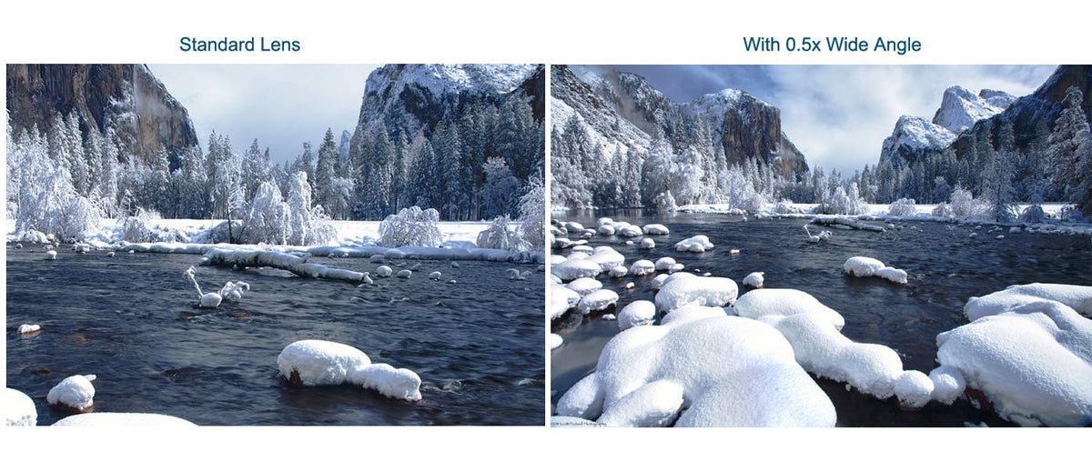 Alpha A6500 HD (High Grade) Ultra Wide Angle Conversion Lens (Low Profile) + (Rings 40.5, 49, 55 & 62)