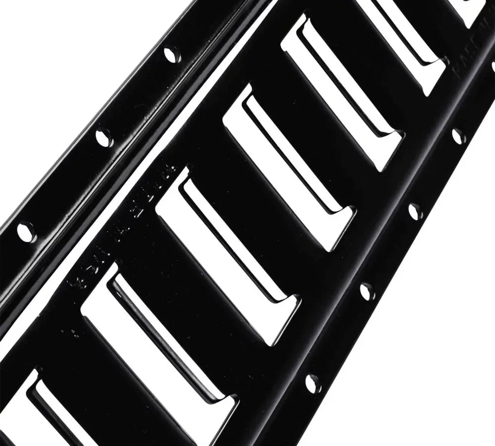 (4 Pack) 5 Ft Horizontal E Track Tie-Down Rail - Made in USA | dark Powder Coated, Bolt-On Tie Down Rail for Cargo on Pickups, Trucks, Trailers, Vans