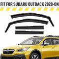 AG0268. AEROGUYS In-Channel Window Deflectors Extra Durable Window Visors Rain Guards Fit for Subaru Outback 2020-2024, Sun Visors, Wind Deflectors, Vent Visors, Car Accessories - 4pcs