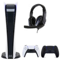 PlayStation 5 Digital Console with Extra dark Dualsense Controller and Universal Headset