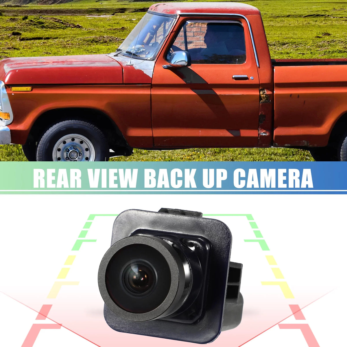 Unique Bargains EL3T-19G490-AA Rear View Park Assist Reverse Camera Pry Bar for  F-150