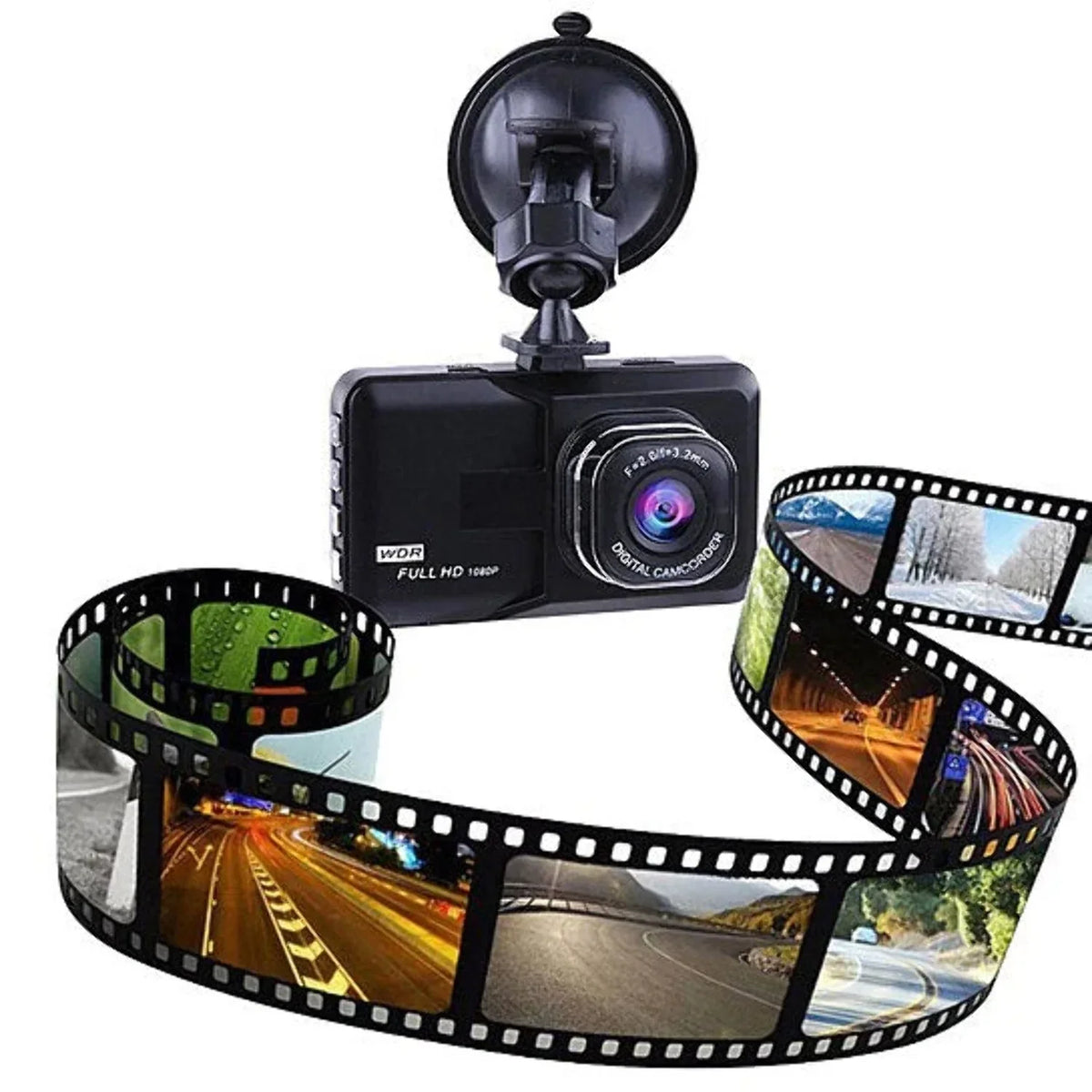 ebony Box Dash Cam 1080P G-Sensor Looping Car Camera