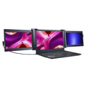 Anself 13.3 25mm Portable Triple-screen  Laptop Expansion Screen 1920*1080 Resolution Easy Installation for 13.3-16.5 inch Laptop
