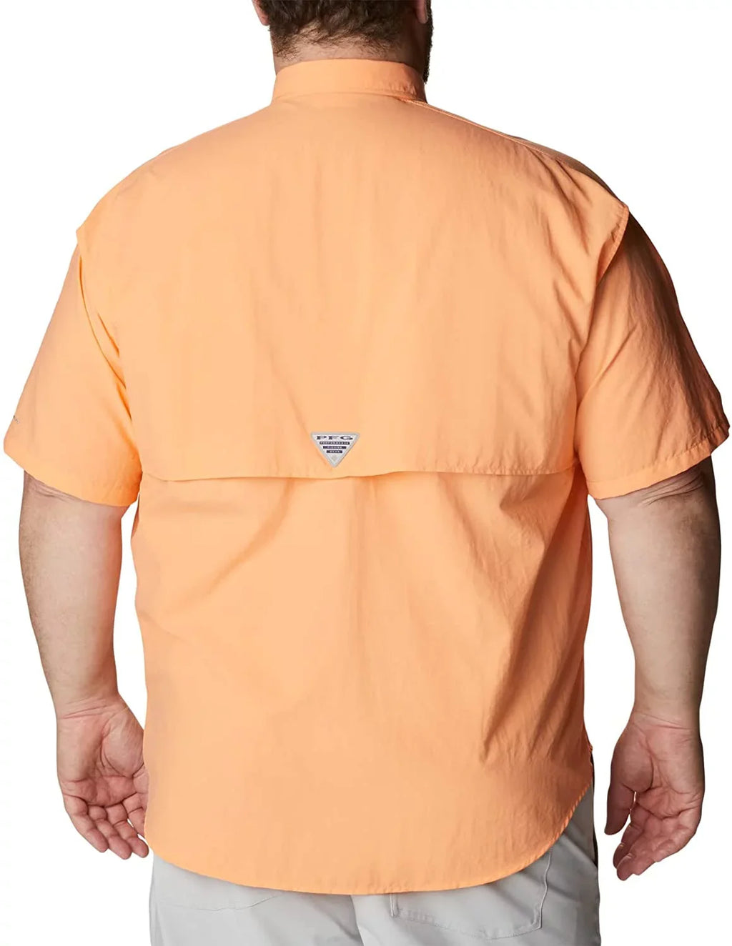 Columbia Men's Bahama II Short Sleeve Shirt, Bright Nectar, XX-Small