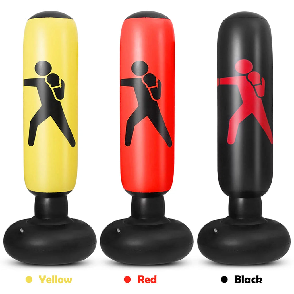 Andoer 5.2ft Inflatable Punching Bag, polyvinyl chloride Boxing Bag for Fitness Training, Boxing Target Bag