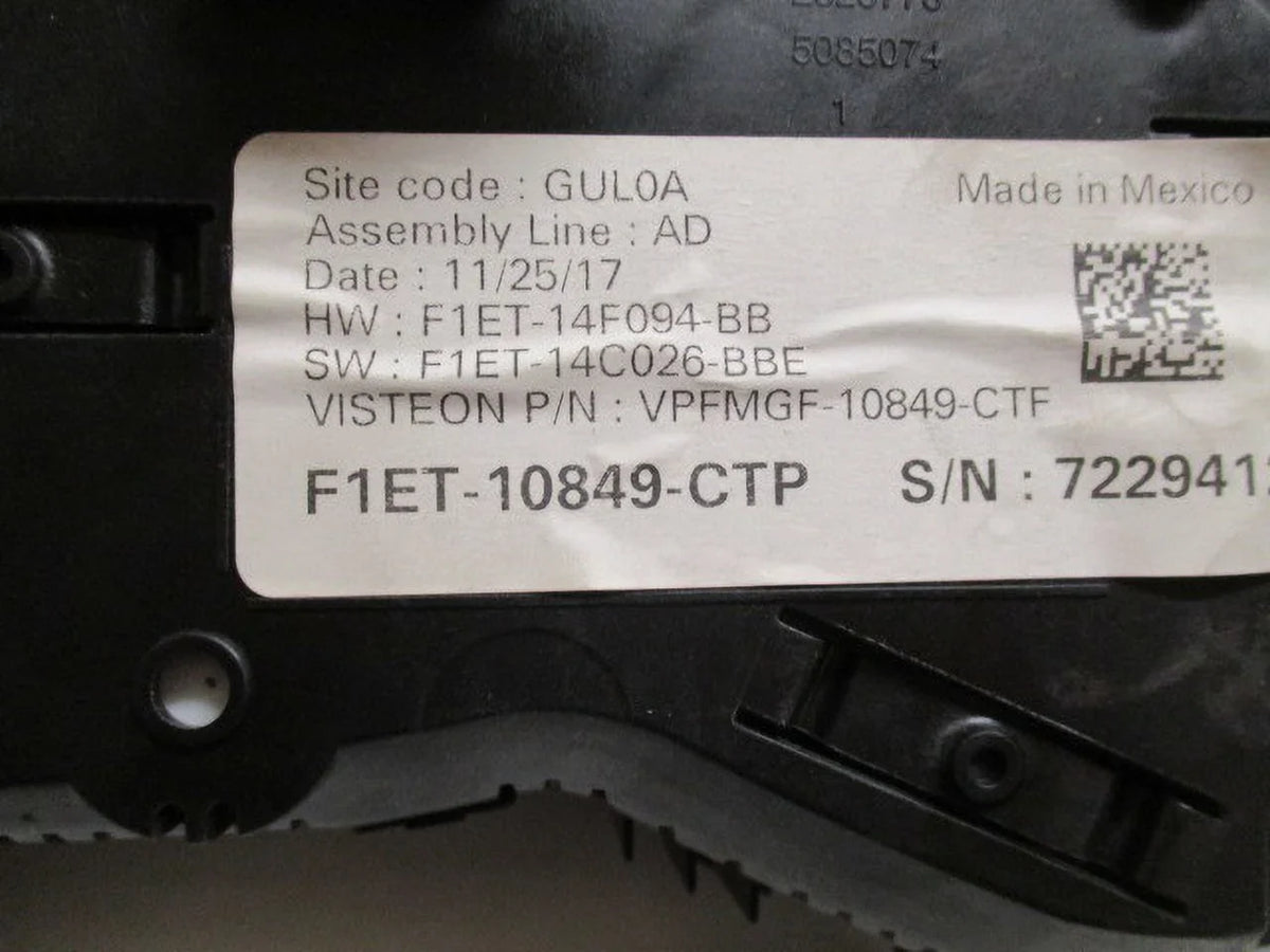 Pre-Owned 2017 2018  Focus Speedometer Speedo Cluster MPH 19K OEM LKQ (Good)