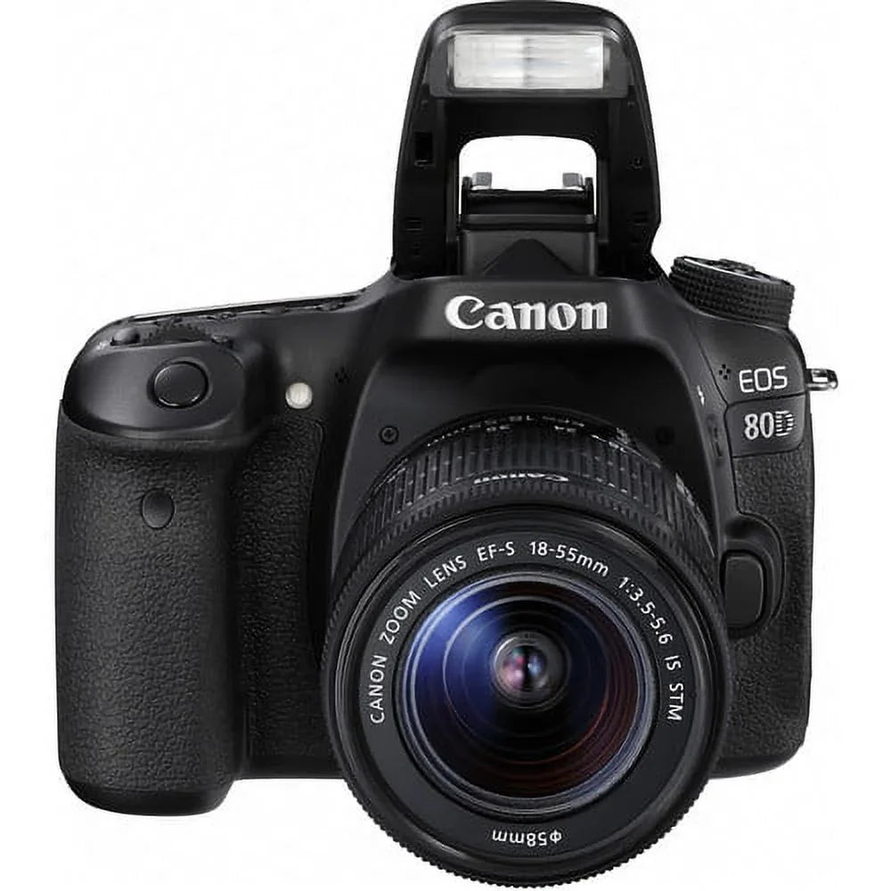 EOS 80D DSLR Camera  Advanced Bundle with 18-55mm Lens+ 24.2MP APS-C CMOS sensor and DIGIC 6 image processor