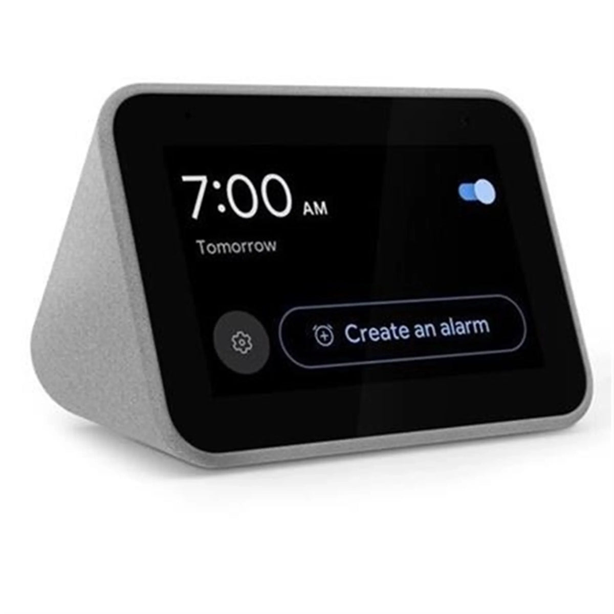 4" Smart Clock with the Google Assistant, Charcoal (Used)