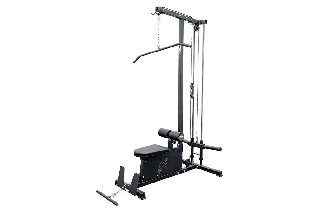 BOLT HUNTER: Plate-Loaded Lat-Pulldown/Low-Row Combo