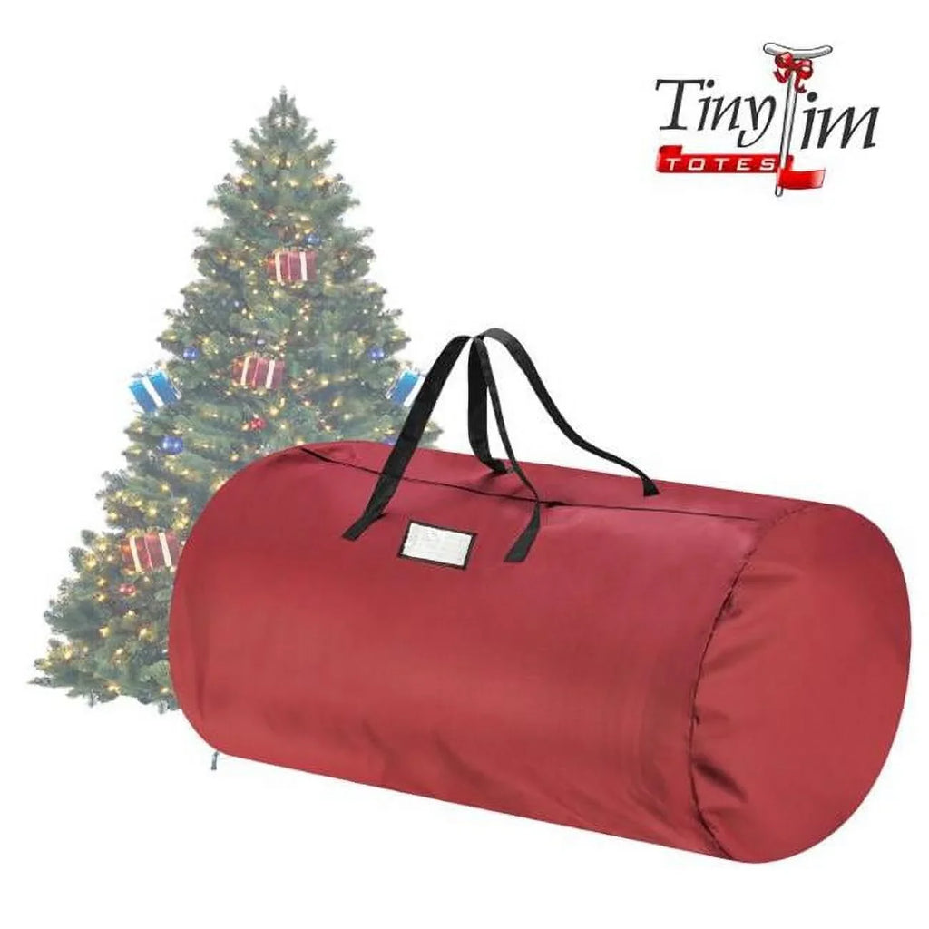 Tree - Red. Tiny Tim Totes 83-DT5563 5700 Canvas Christmas Tree Storage Bag - Extra Large - 12 ft