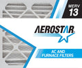 Aerostar 18x20x2 MERV  13, Pleated Air Filter, 18x20x2, Box of 6, Made in the USA