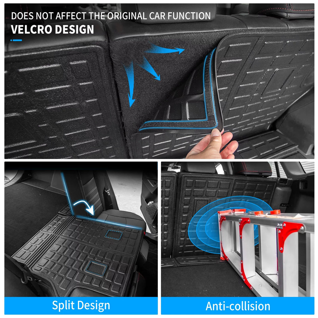 Fit 2019 2020 2021 2022 2023  Rav4 Floor Mats TPE Cargo Liner All Weather Rear Trunk Mat for  Rav4 Accessories (Backrest Mats+Cargo Liner+Floor Mats)