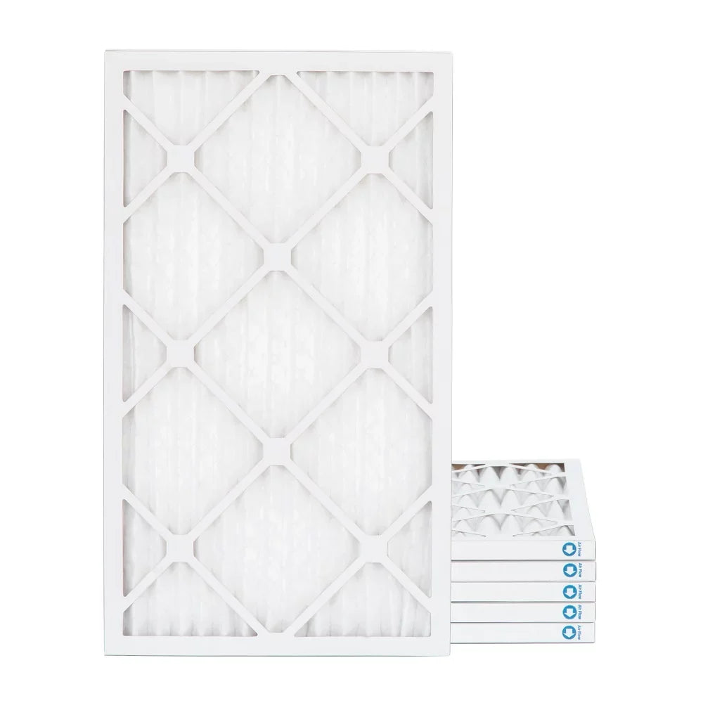 Actual Size: 11-1/2 x 24-1/2 x 3/4. Quantity 6. 12x25x1 MERV 11, MPR 1000 Pleated AC Furnace 1" Air Filters by Pamlico