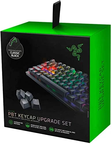 Doubleshot PBT Keycap Upgrade Set for Mechanical & Optical Keyboards: Compatible with Standard 104/105 US and UK layouts - Classic dark