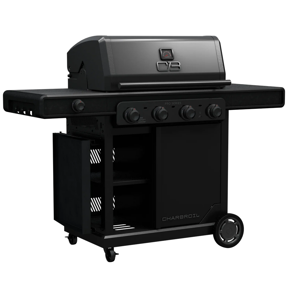 Char-Broil Pro Series™ 4-Burner Gas Grill and Griddle with Side Burner
