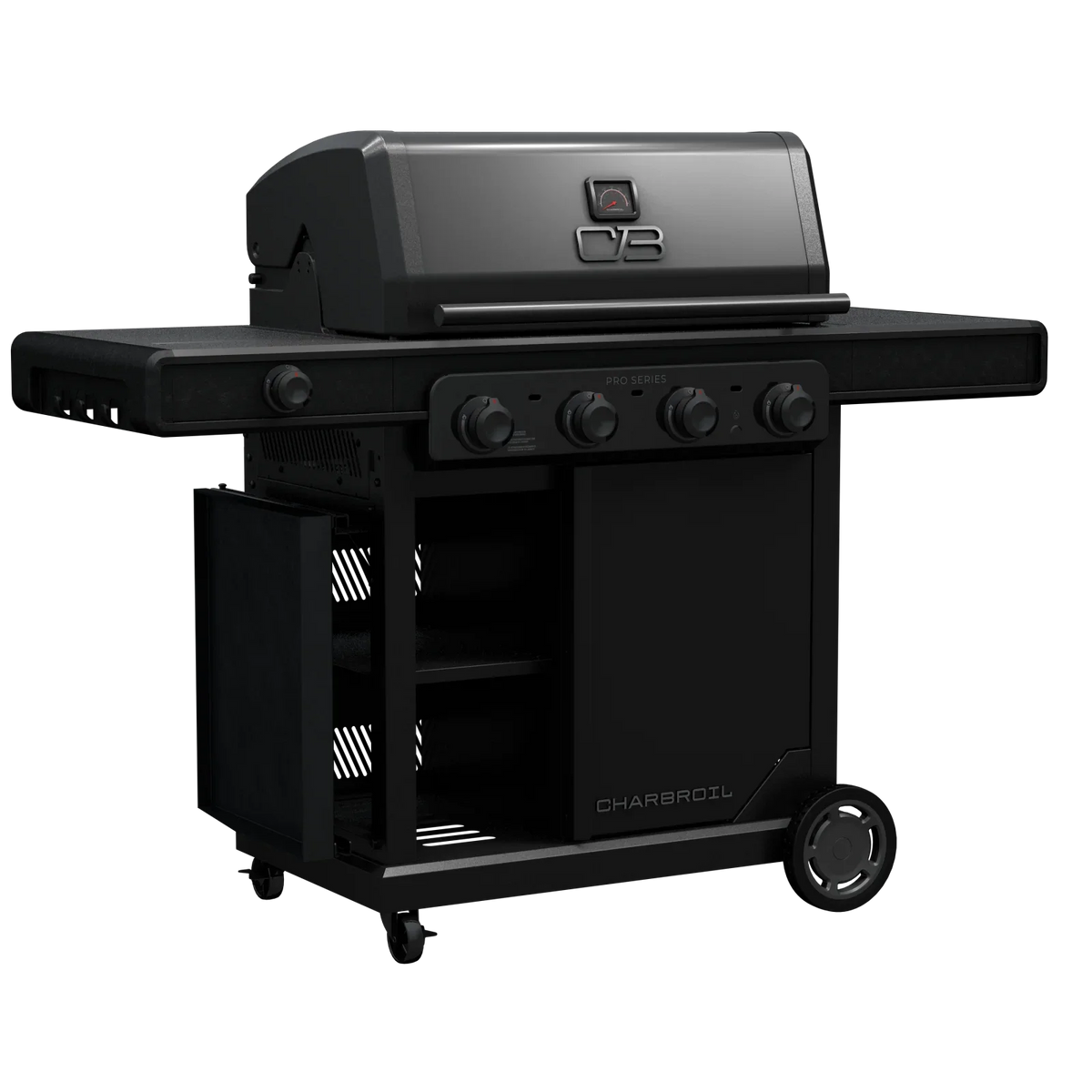 Char-Broil Pro Series™ 4-Burner Gas Grill and Griddle with Side Burner