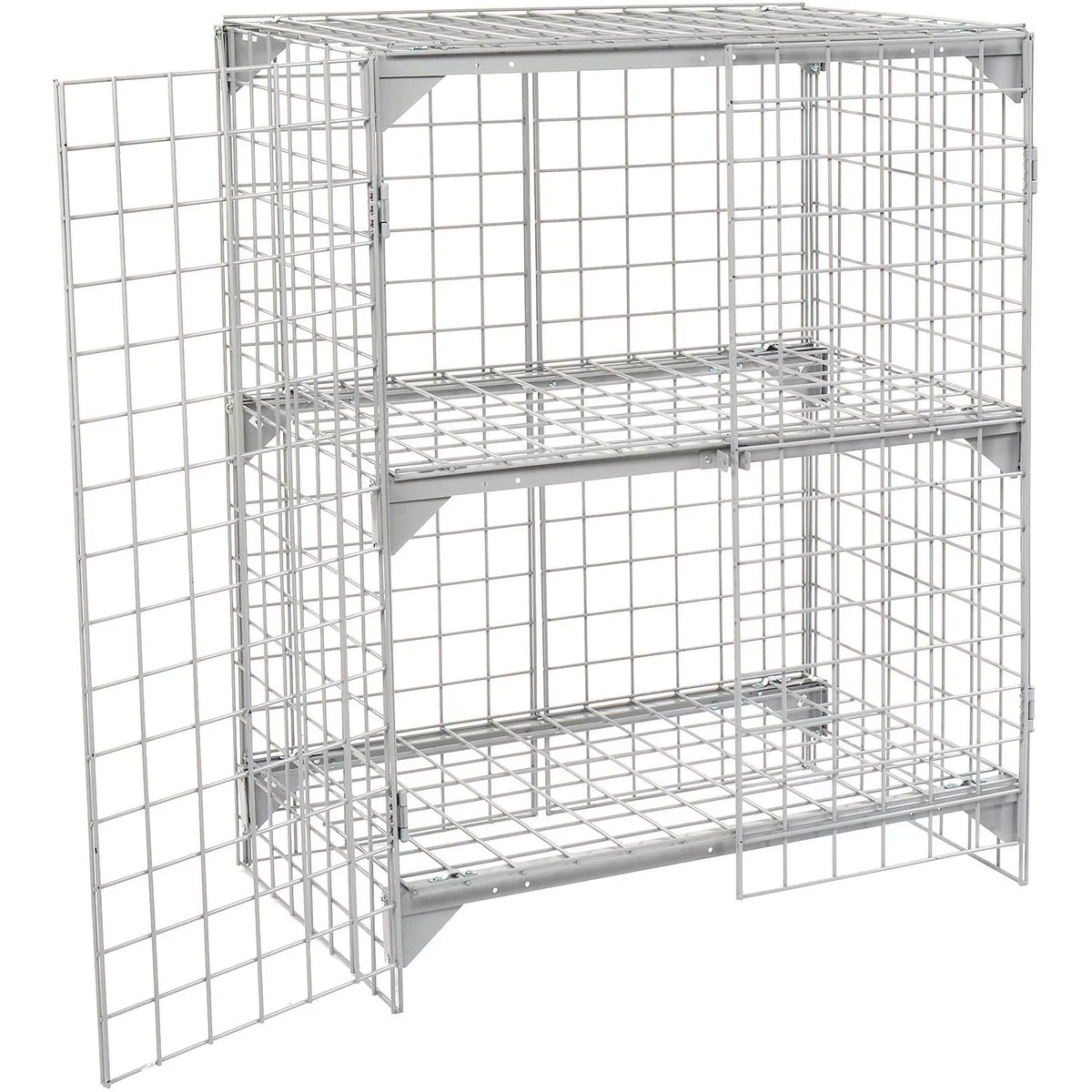 Wire Mesh Security Cage - Ventilated Locker. Global 184083 36 x 24 x 36 in