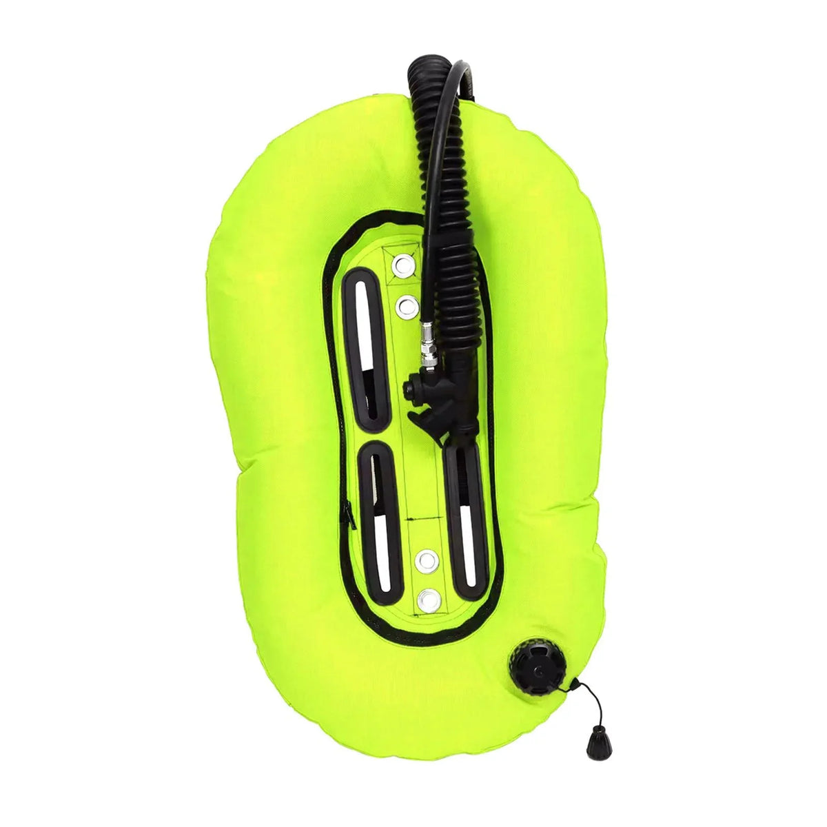 funtasica Scuba Diving Donut Wing Single Tank,BCD Buoyancy Compensator,Easy to Use,Durability Scuba BCD Set for Snorkeling Diving Adult Yellow