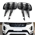 ZS Gloss dark Car Front Bumper Left Grille 1Pcs For Land Rover Range Rover Evoque 2019 2020 2021 2022 LR114729