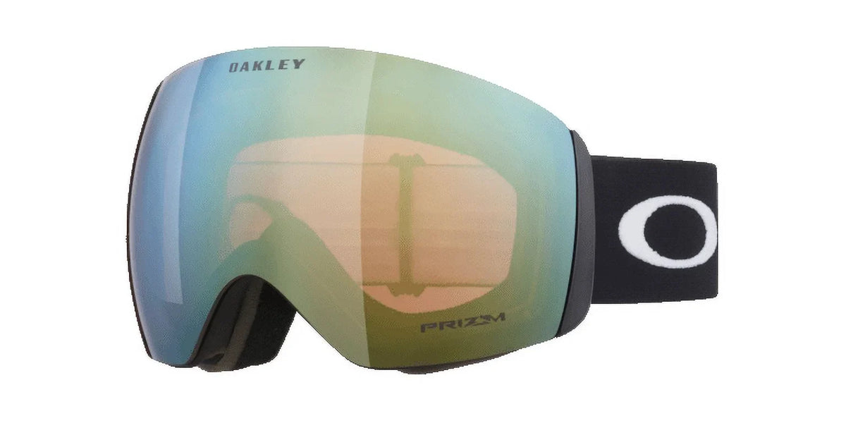 Oakley Flight Deck Large Snow Goggles - Matte dark / Sage Gold