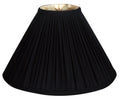 Royal Designs 12" Coolie Empire Gather Pleat Lamp Shade charcoal