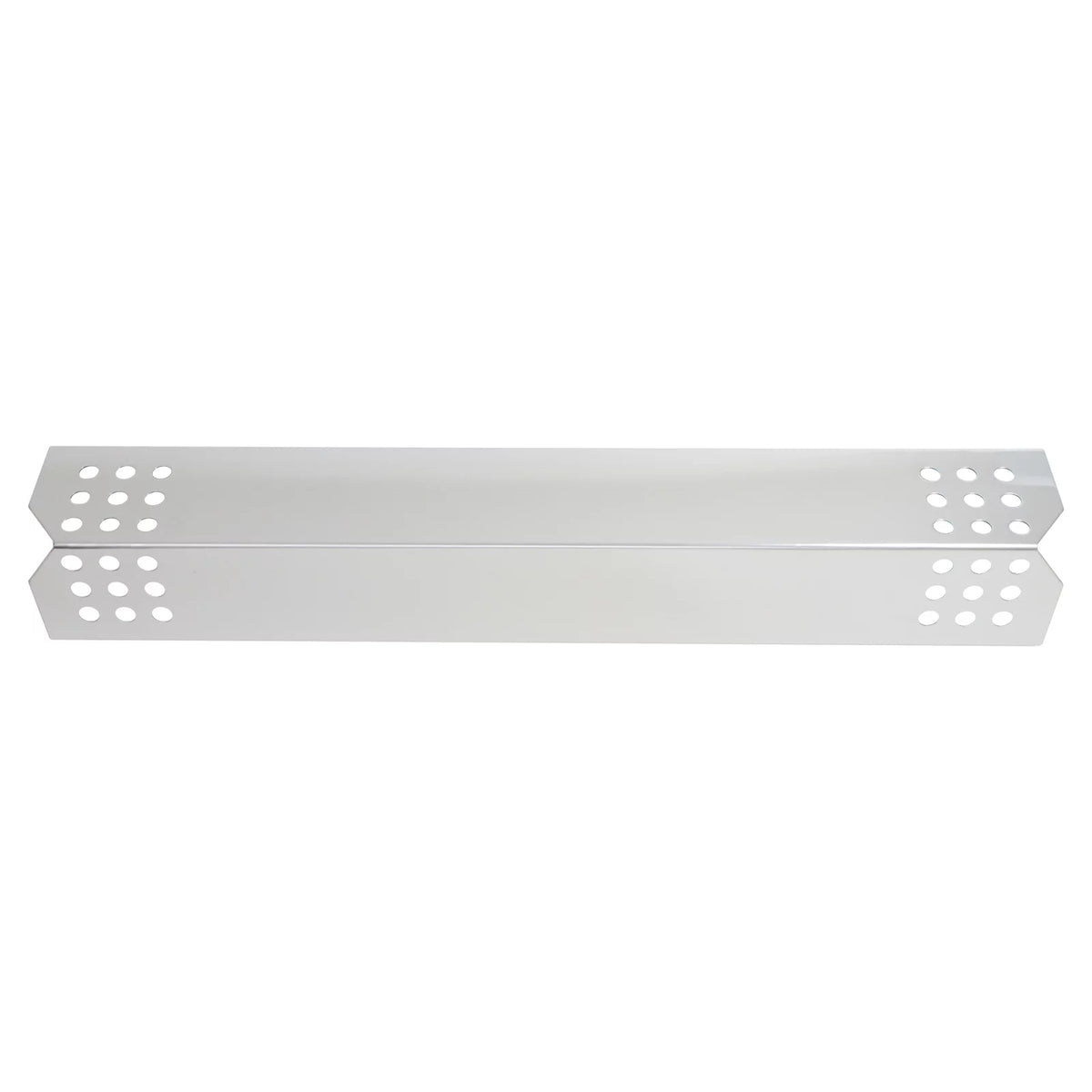 2-Pack BBQ Grill Heat Shield Plate Tent Replacement Parts for Nex 720-0720 - Compatible Barbeque Stainless Steel Flame Tamer, Guard, Deflector, Flavorizer Bar, Vaporizer Bar, Burner Cover 16 1/8"