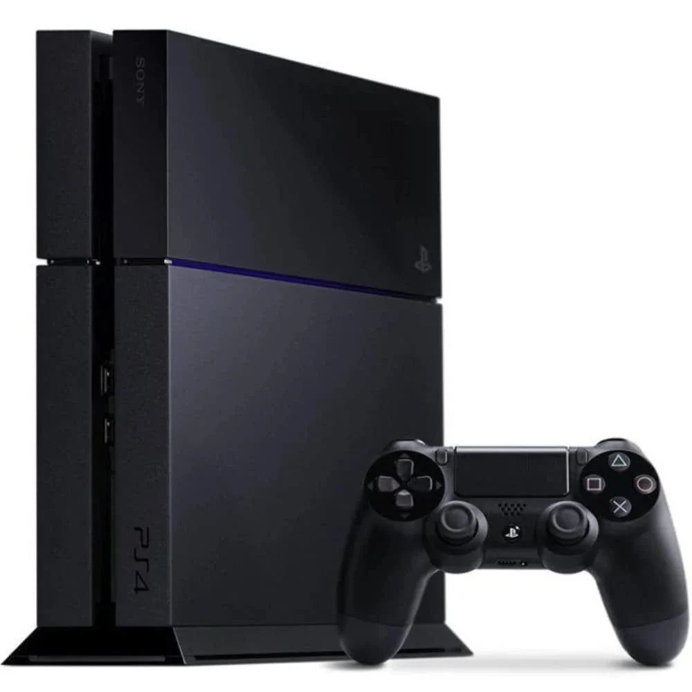 PlayStation 4 500GB Gaming Console dark with Charging Dock Headset 2 Controller Bolt Axtion Like New