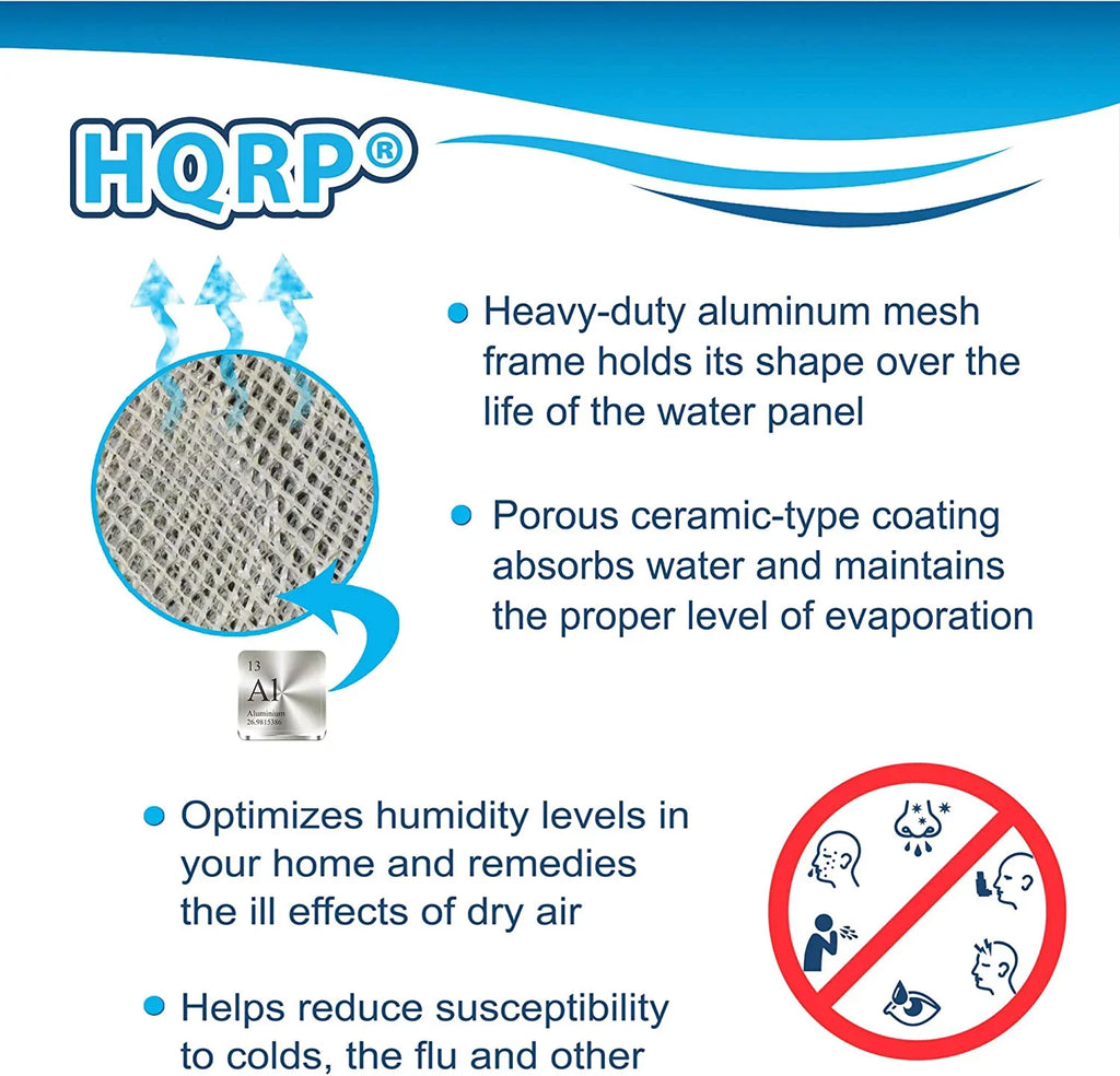 HQRP 2-Pack Water Panel for Aprilaire #35; 700, 700M, 600, 600M, 350, 360, 560, 568 Humidifiers