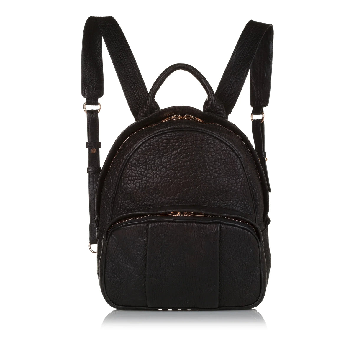 Pre-Owned Authenticated Alexander Wang Dumbo Backpack Calf Leather ebony Unisex (Good)