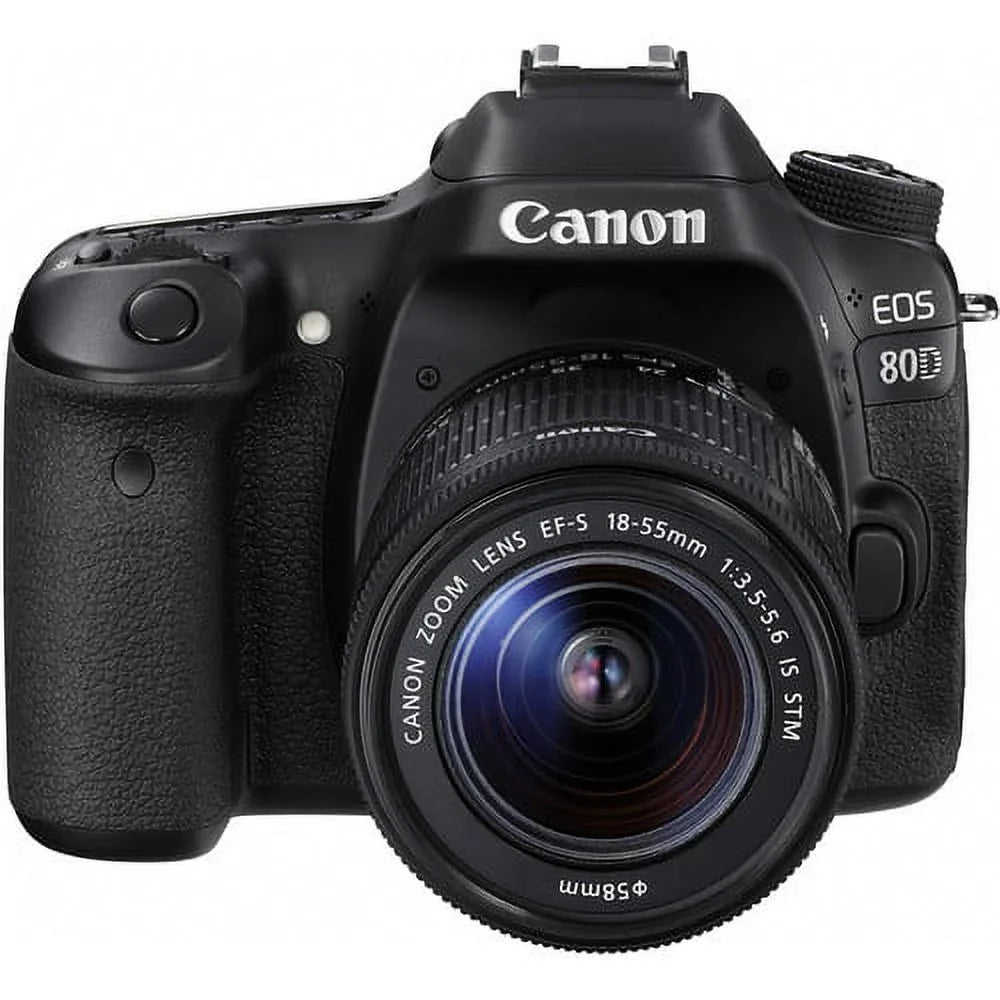 EOS 80D DSLR Camera  Advanced Bundle with 18-55mm Lens+ 24.2MP APS-C CMOS sensor and DIGIC 6 image processor