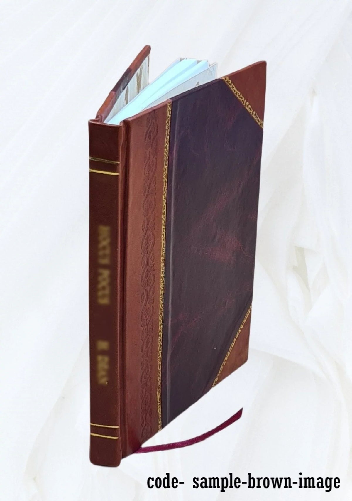 1857 [Leather Bound]. Excerpta e fragmentis [by J.B.]