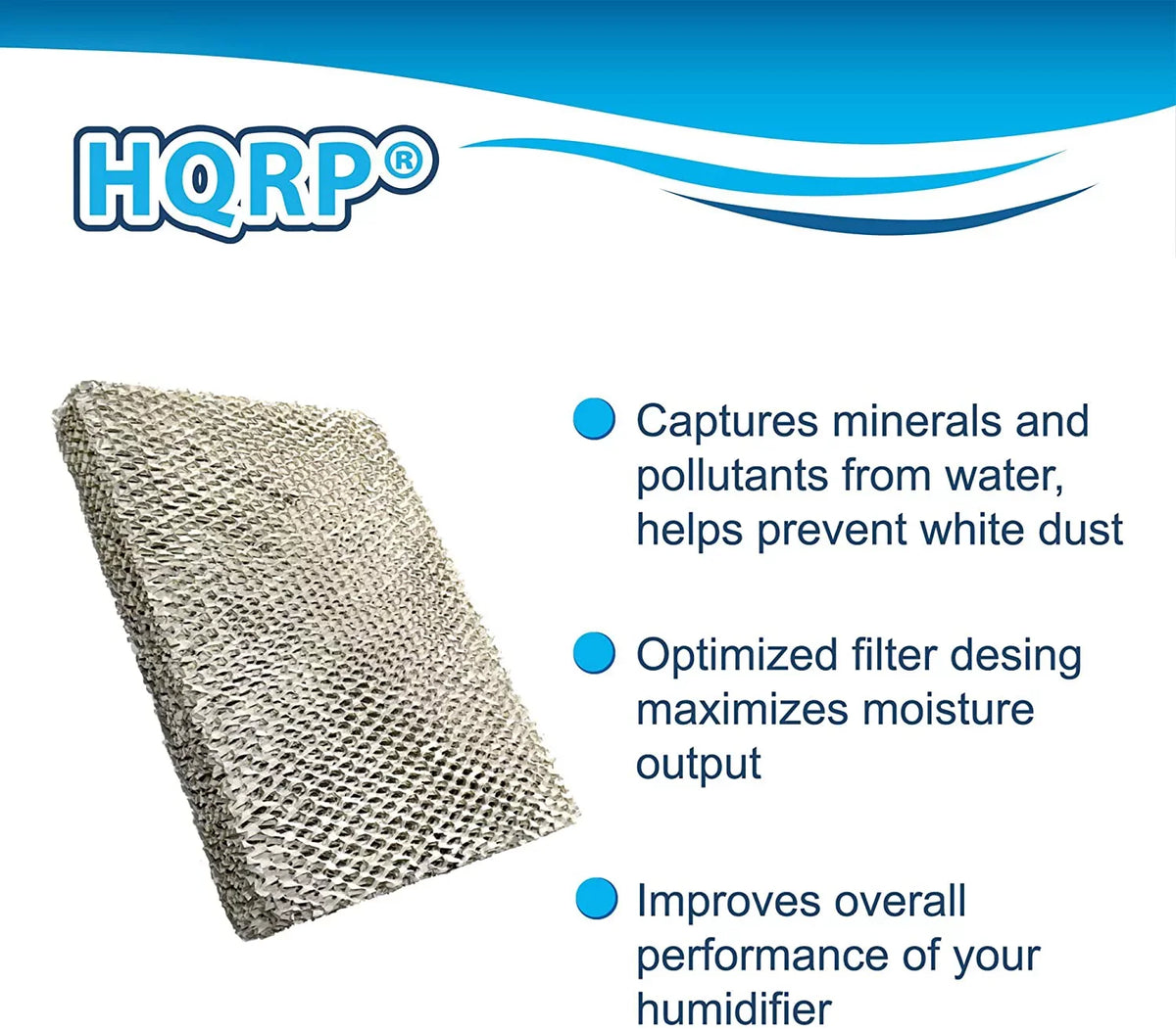 HQRP 2-Pack Water Panel for Aprilaire #35; 700, 700M, 600, 600M, 350, 360, 560, 568 Humidifiers