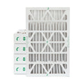 ( Quantity 5 ) Exact Size: 11-3/8 x 23-3/8 x 3-3/4. 12x24x4 MERV 10 Pleated HVAC Air Filters by Glasfloss