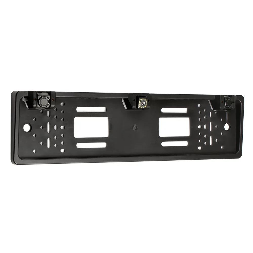 Tomshoo European License Plate Frame Backup Camera, 12 LED Rear View Camera, Car Reversing System, Parking Sensor