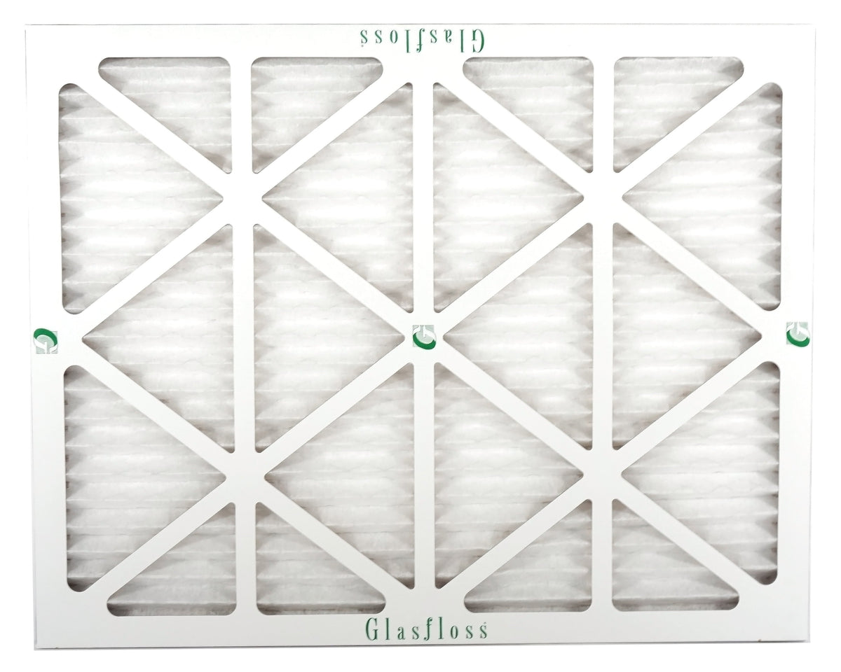 Glasfloss 16x20x1 - MERV 10 -Qty:12 - Furnace Air Filter - Made in USA (Actual Size: 15.5 x 19.5x7/8 1 inch)
