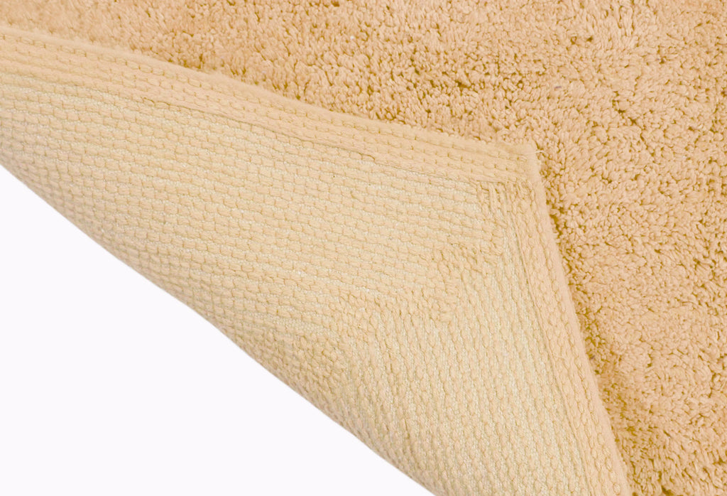 Home Weavers Waterford Collection 100% Cotton Tufted Bath Rug, Soft and Absorbent Bath Rugs, Non-Slip Bath Carpet, Machine Wash Dry, bath rugs for Bathroom Floor, 21" x 34" Rectangle, Yellow Rug