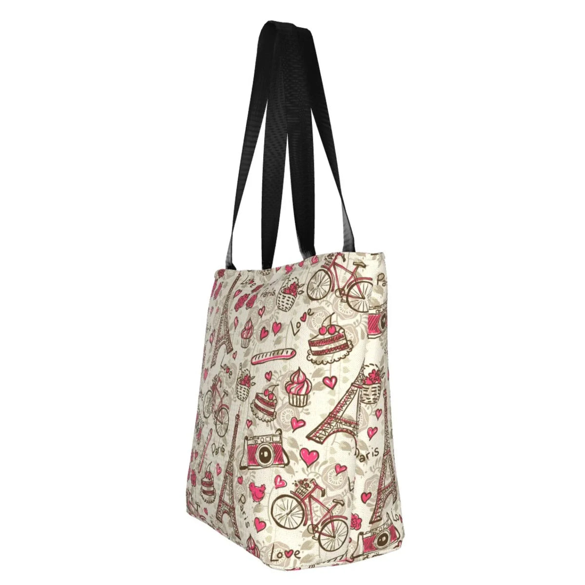 Lukts Paris Vintage Tote Bag,Shoulder Bag Women'S Hobos Handbags Large Capacity Shopping Bag