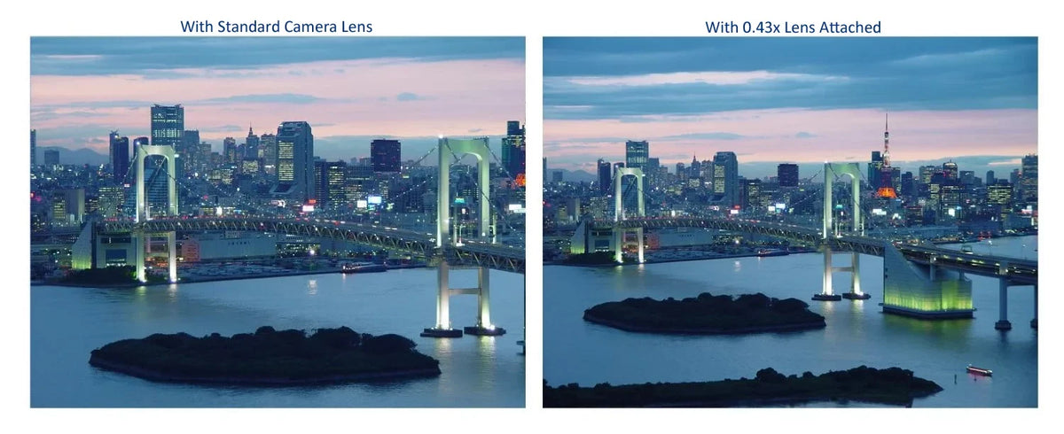 New 0.43x High Definition Wide Angle Conversion Lens For For SonyCyber-shot DSC-RX100 VI (Includes Lens Adapter)