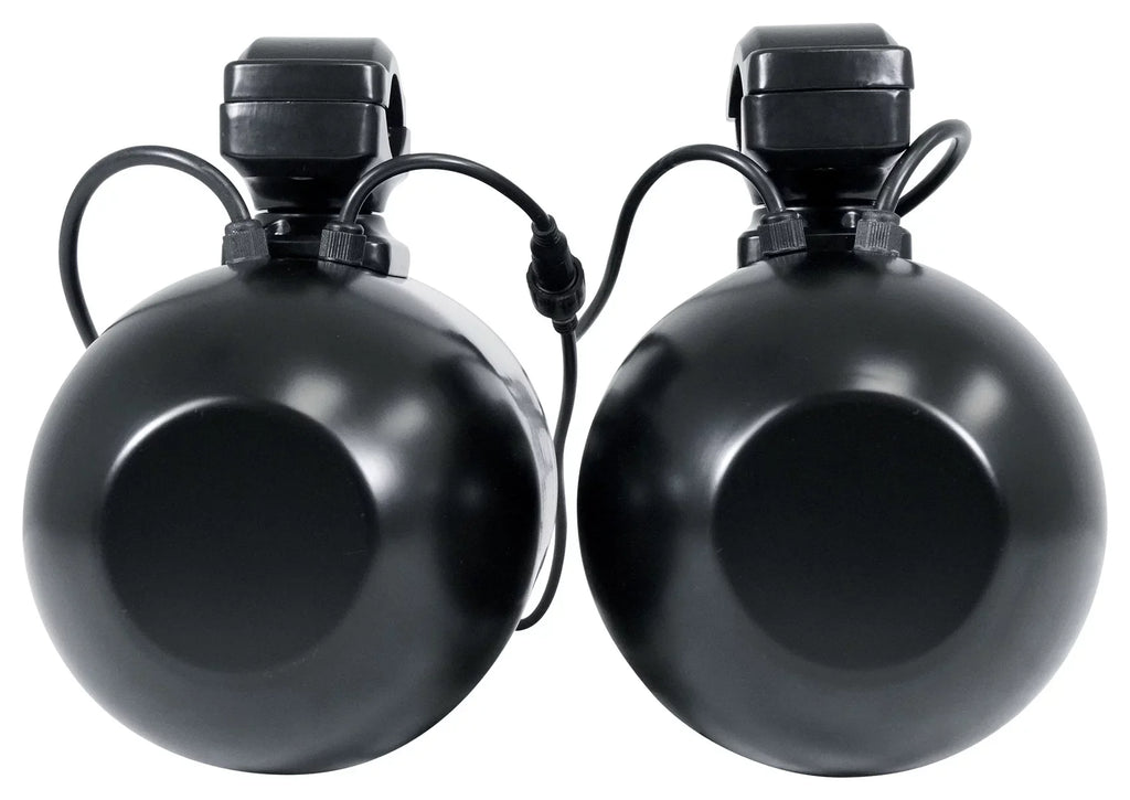 (2) Memphis Audio GEN65FE Pods+LED Tower Speakers+Amp For 2016+ Polaris General