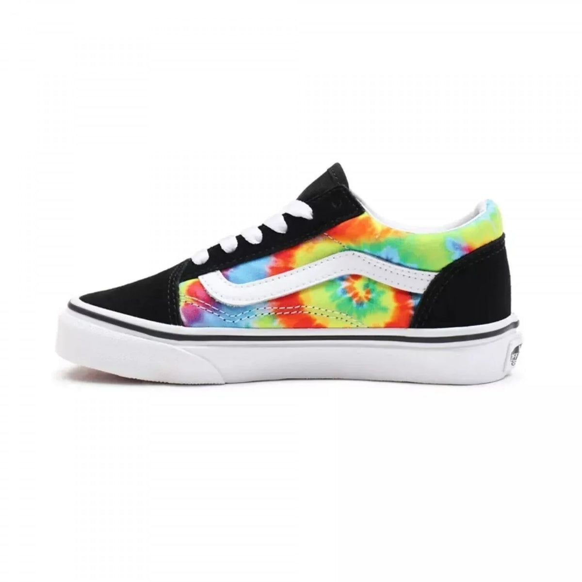 Vans Old Skool VN0A4UHZ99E1 Unisex Kid's ebony/Multicolor Skateboard Shoes C1751 (5)