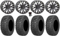 System 3 SB-4 ebony (6+1) 15" Wheels 32" Trail Saw 2.0 Tires Can-Am Commander Maverick Renegade Outlander Defender