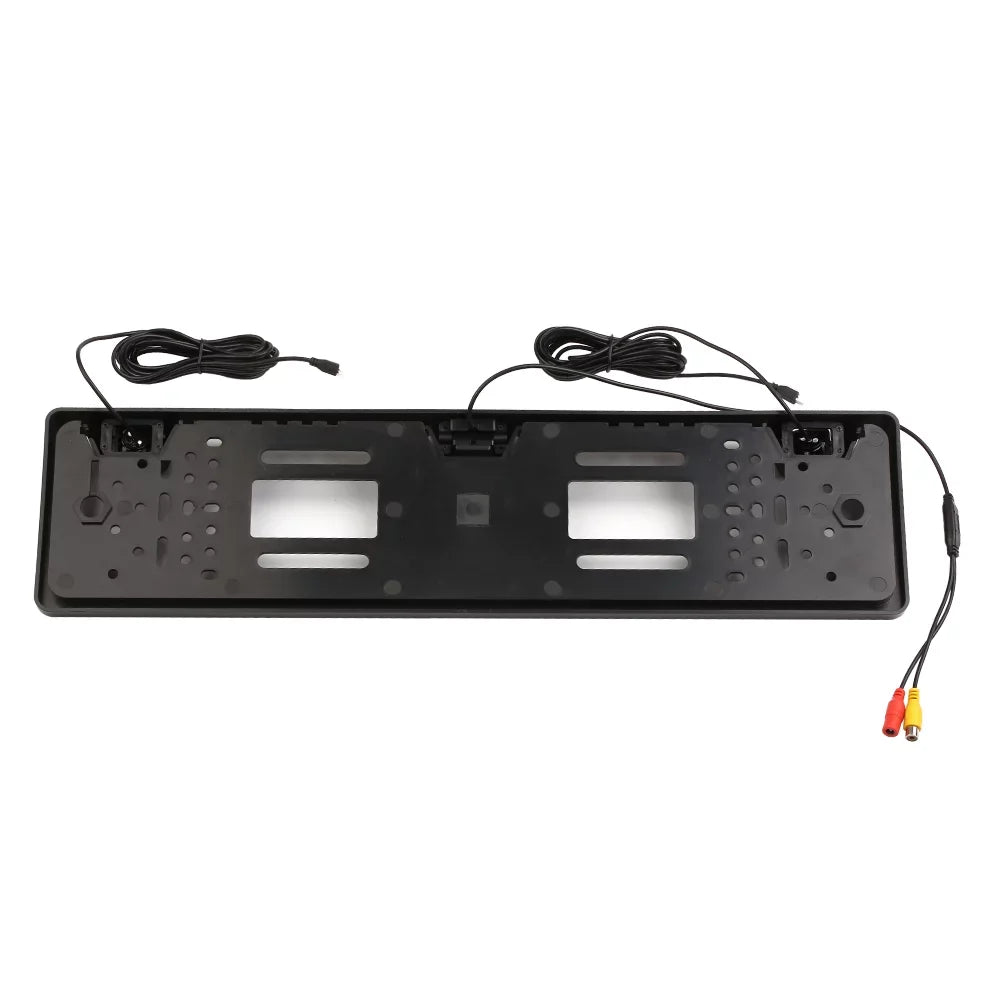 Tomshoo European License Plate Frame Backup Camera, 12 LED Rear View Camera, Car Reversing System, Parking Sensor