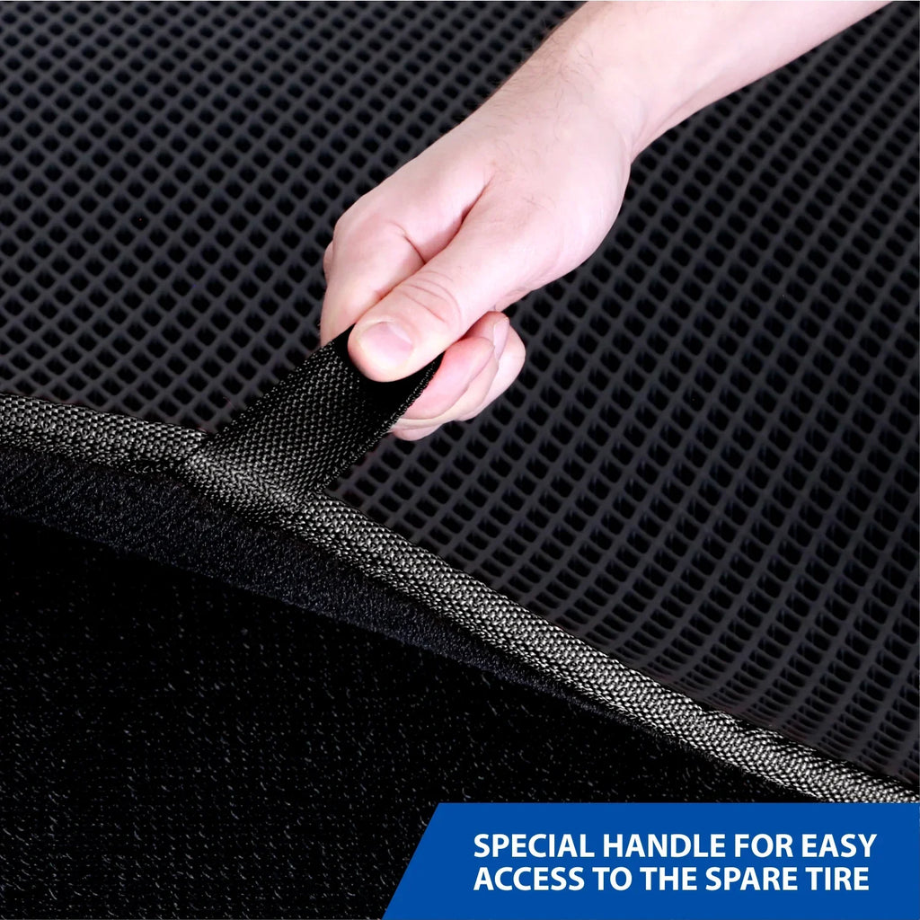 Goodyear Custom Fit Cargo Mat Liner for  Camry 2018-2024 - Heavy Duty Trunk Liner, Diamond Shape, Luggage with Waterproof, Liquid & Dirt Trapping Technology - Anti-Slip Cargo Liner - GY004551